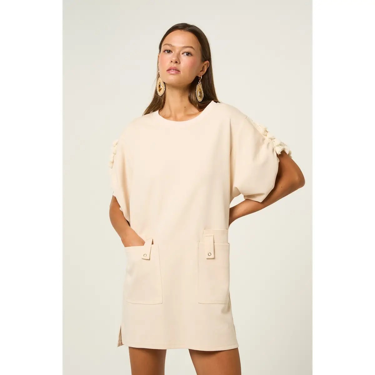 Piper Tassel Sleeve Dress