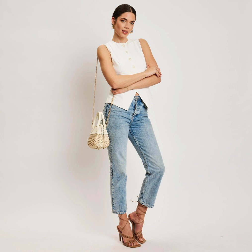 Maya Straw Crossbody