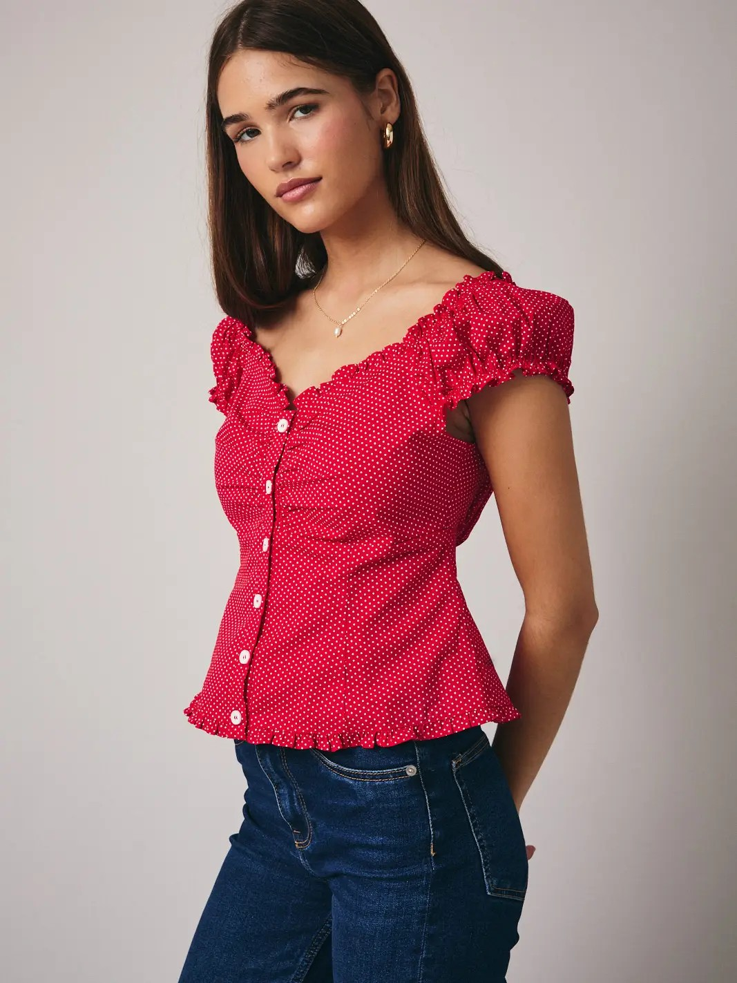 Dove Sweetheart Dot Top