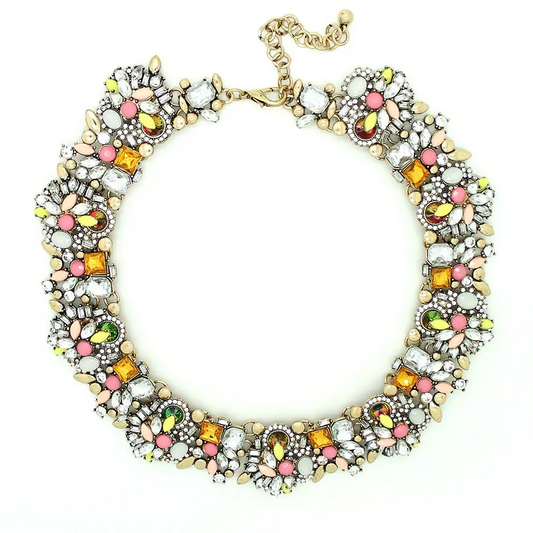 Ivy Crystal Collar Necklace