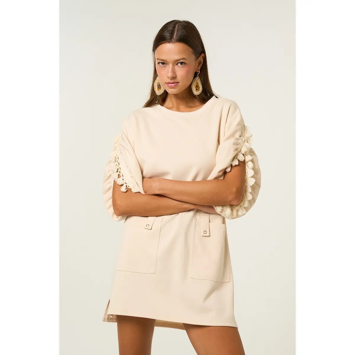 Piper Tassel Sleeve Dress